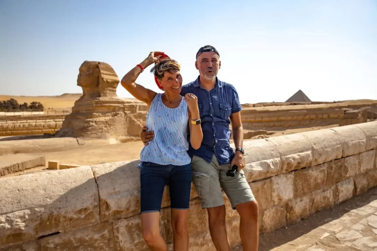 Giza Pyramids and Sphinx