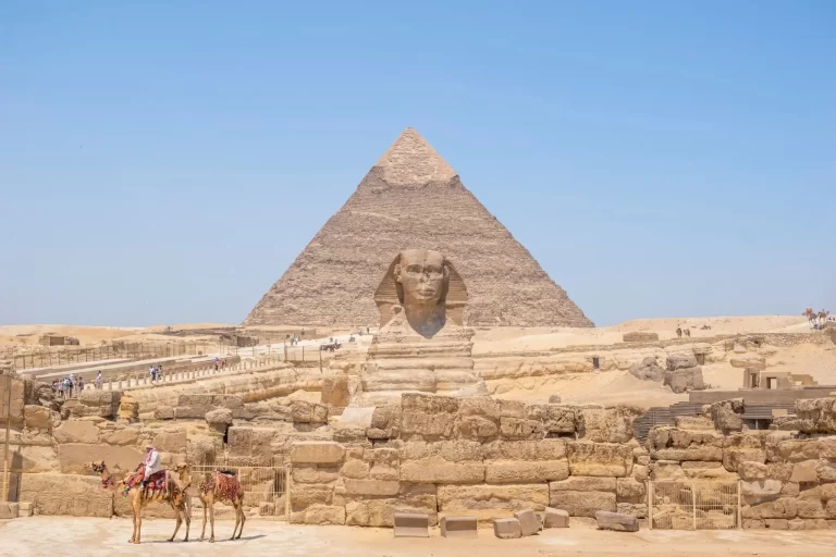Giza Pyramids and the Sphinx