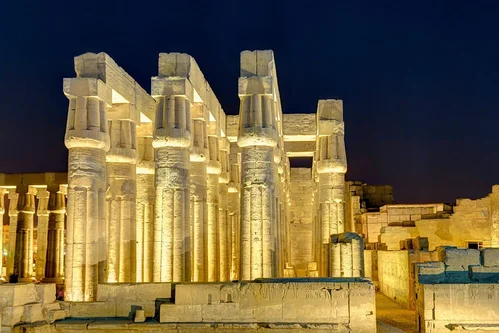 Luxor Temple at Night-12 Days Pyramids, Nile and Sinai