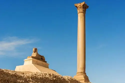 Pompey's Pillar-Overnight Trip to Cairo and Alexandria from Luxor by Flight