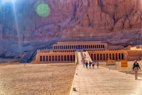Temple of Hatshepsut-9 Day Cairo and Luxury Dahabiya Nile Cruise