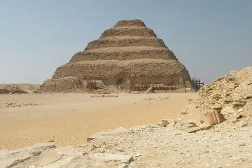 The Step Pyramid Sakkara-12 Days Cairo, Alexandria and Nile Cruise by Flight