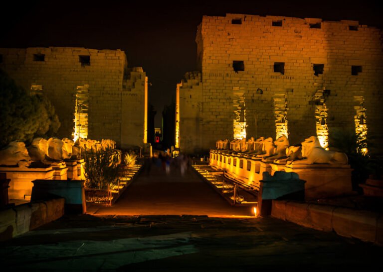 Sound and Light show at Karnak